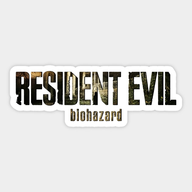 Resident Evil 7 Text Art Sticker by TortillaChief